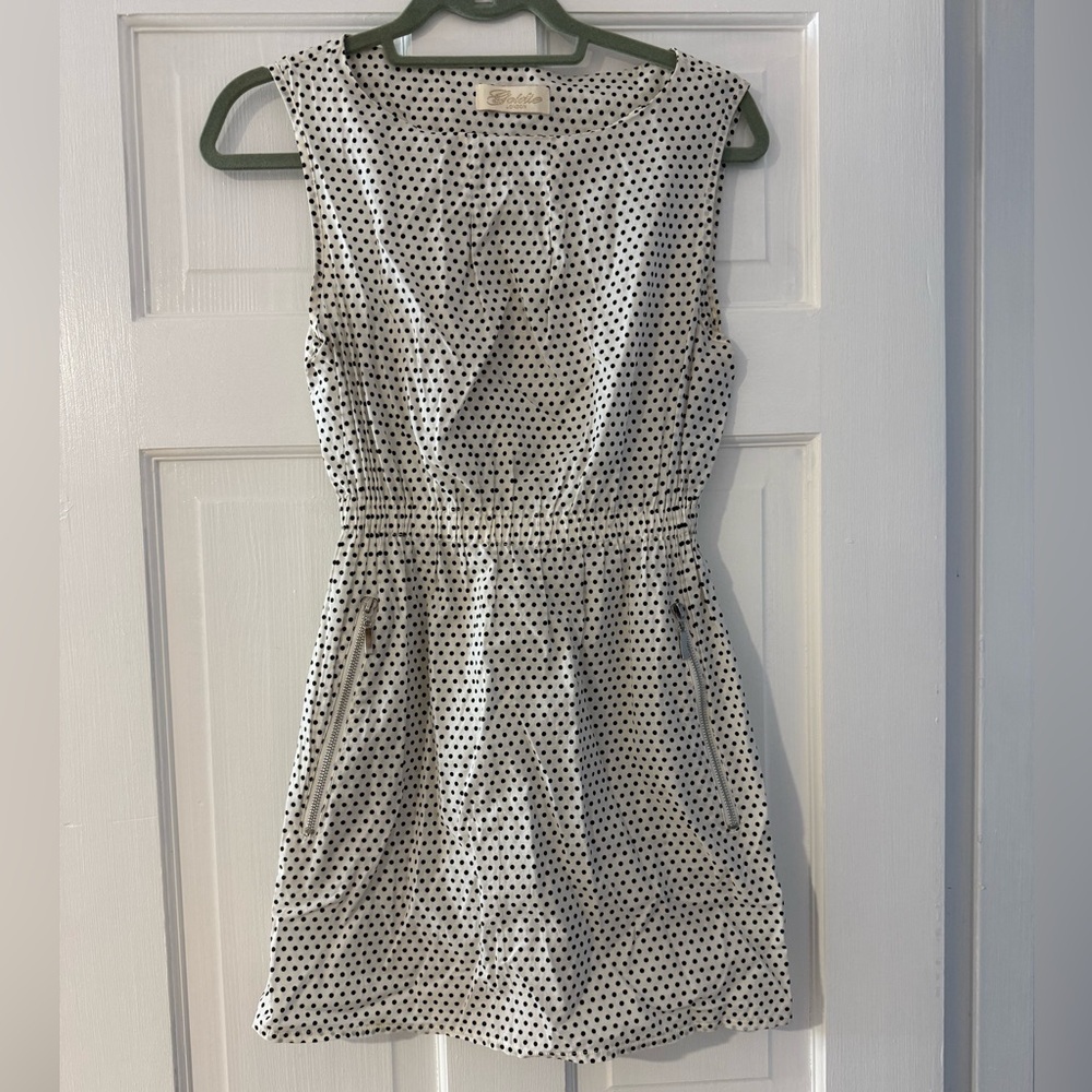 Goldie Black and White Mini Dress